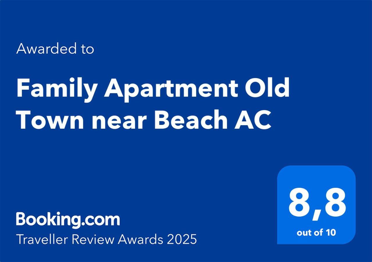 Family Apartment Old Town Near Beach Ac Niza Exterior foto